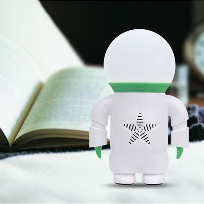 Smart Emotional Bluetooth Speaker LED Lamp Colorful Astronaut Light Table Lamp - Green