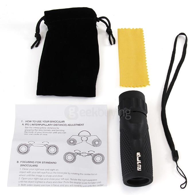 10x25 Compact Monocular Telescope Handy Scope for Camping Hunting