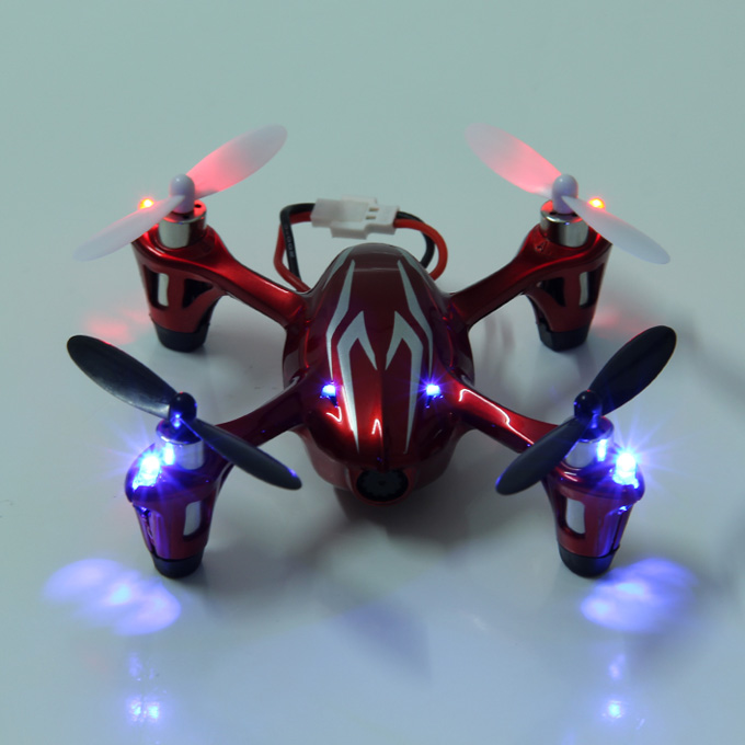 Hubsan X4 H107C 4CH RC Quadcopter 2.4G 6 Axis Gryo 2.0MP Camera RTF - White & Red