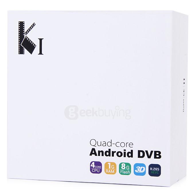 K1 DVB-S2 TV BOX Android 4.4.2 Amlogic S805 Quad Core 1G/8G WIFI LAN HDMI 1080P DLNA AirPlay Miracast 3G