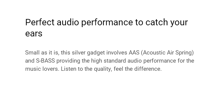 EasyAcc P6697 Shockproof Portable Wireless Bluetooth Speaker With MIC Support Micro SD Card Playing & FM - Silver