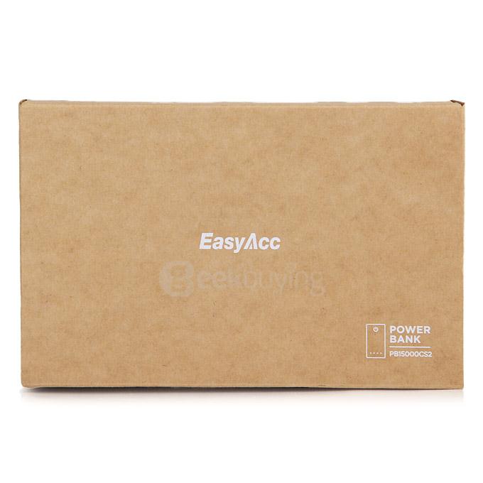 EasyAcc Classic 15000mAh Power Bank External Battery Pack Intelligent High Capacity Portable Charger for iPhone Samsung