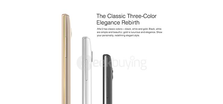 [HK Stock] LEAGOO Alfa 5 Smartphone 5.0inch IPS HD Spreadtrum SC7731 Quad core 1.3GHz 1GB RAM 8GB ROM 3G GPS Smart Wake - Black