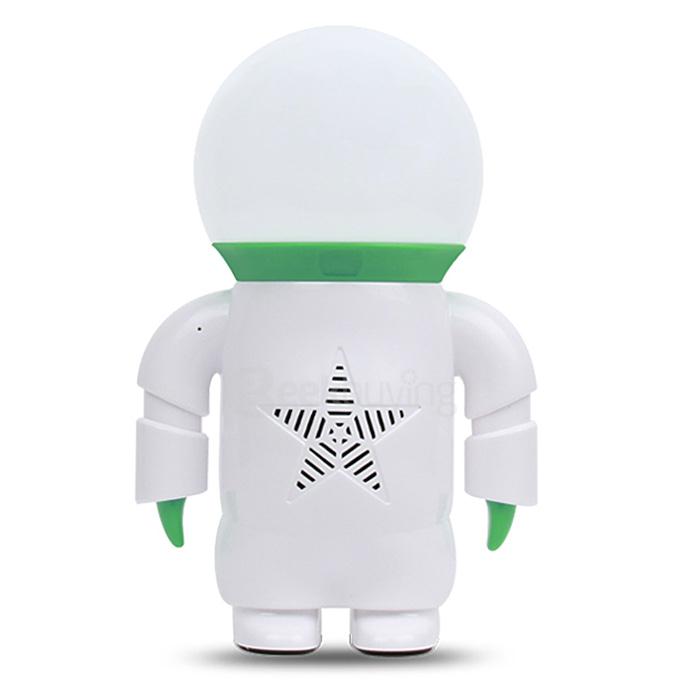 Smart Emotional Bluetooth Speaker LED Lamp Colorful Astronaut Light Table Lamp - Green