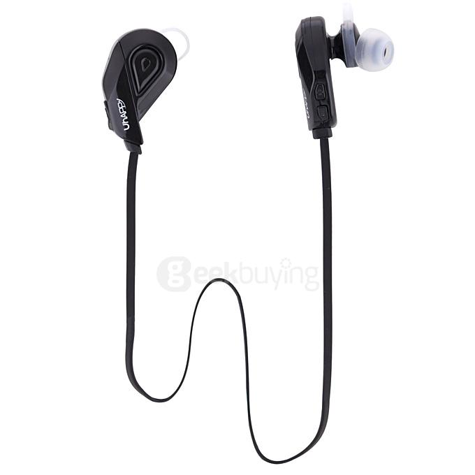 Uhappy S02 Sports Headset Bluetooth 4.1 Stereo Wireless Headset In-Ear Microphone Handfree Anti-Sweat Earphone - Black