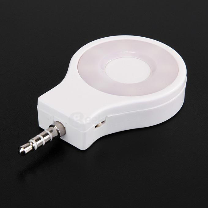 RK-07 Selfie Enhancing Flash Light External Self Control Autodyne Flash Light for iOS Android - White