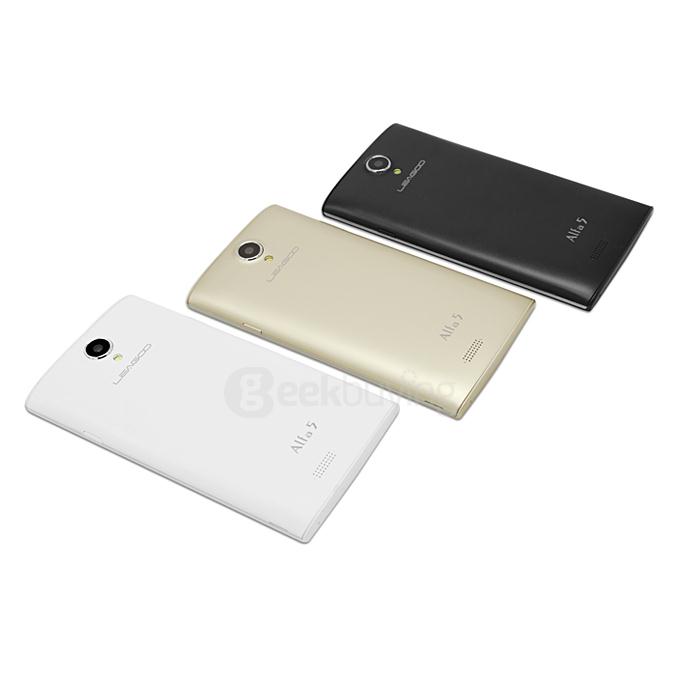 [HK Stock] LEAGOO Alfa 5 Smartphone 5.0inch IPS HD Spreadtrum SC7731 Quad core 1.3GHz 1GB RAM 8GB ROM 3G GPS Smart Wake - Black