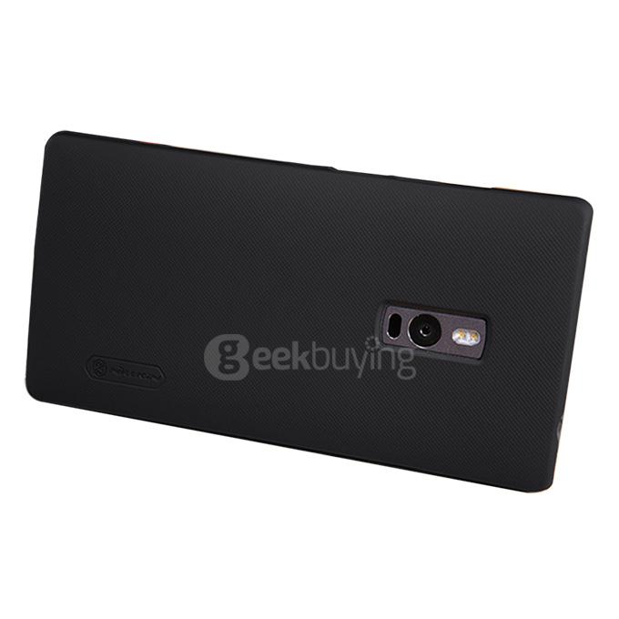 NILLKIN Super Frosted Shield Cover Protective Hard Back Case Cover for OnePlus Two OnePlus 2 Smartphone - Black