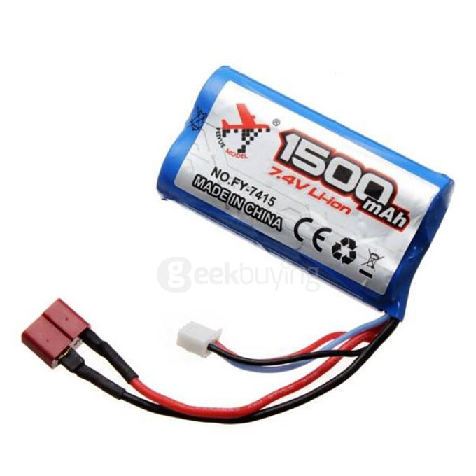 Feiyue FY01 FY02 FY03 RC Car 7.4V 1500mAH Li-ion Battery FY7415