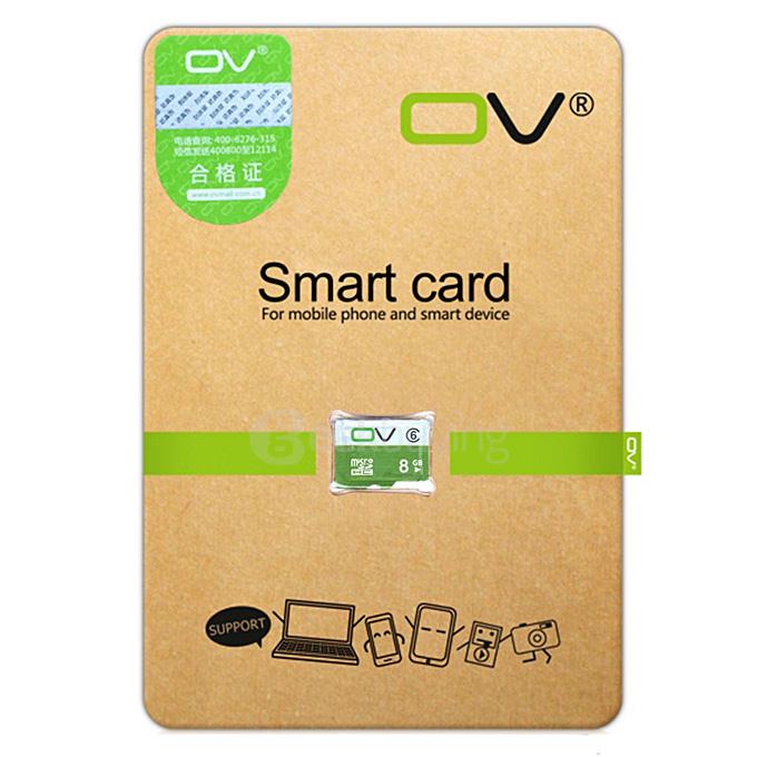 OV 8GB Micro SD Card Class6 Mobile Phone Memory Card - Green