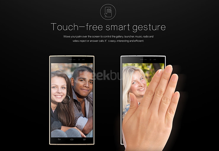 [HK Stock] DOOGEE F5 5.5Inch FHD Screen Android 5.1 3GB RAM 16GB ROM Smartphone 64bit MT6753 Octa Core Touch ID - Gold