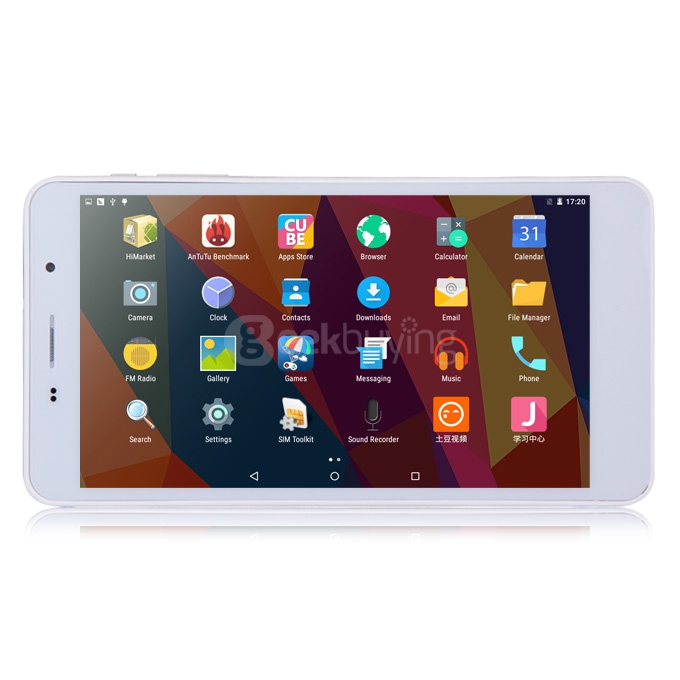 Cube T6 4G Phablet Android 5.1 Lollipop 6.98 Inch 4G/3G/2G Phone Call Tablet PC MT8735 Quad Core 1GB/8GB COF 1024*600 GPS Bluetooth WiFi - White