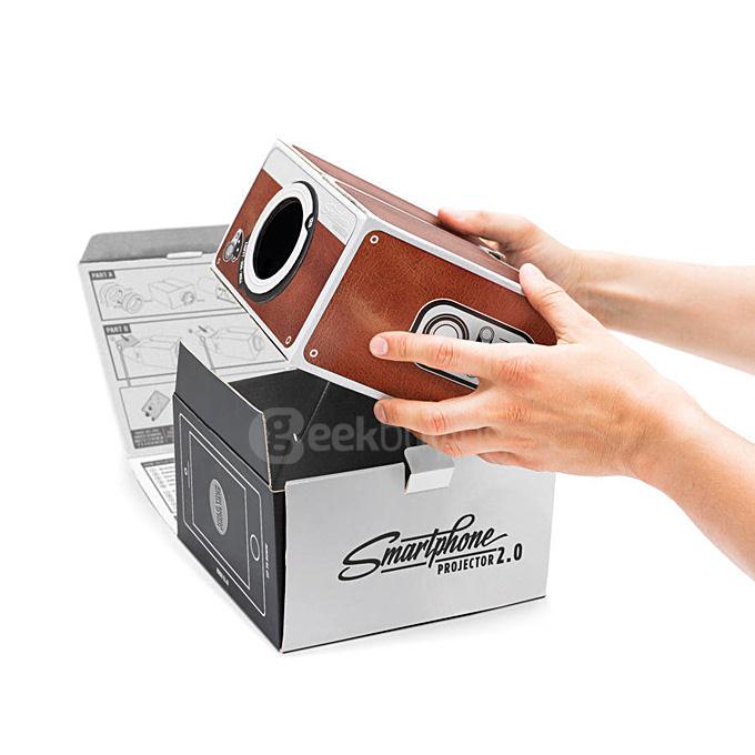 Fantasy Cinema Cardboard Smartphone Projector Mobile Phone Projector