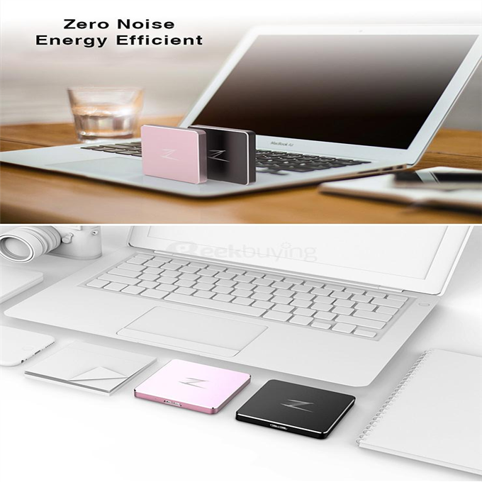 Netac Z2 Micro USB 3.0 External SSD 256GB Portable Mini Solid State Drive External Hard Drive Disk - Rose Gold