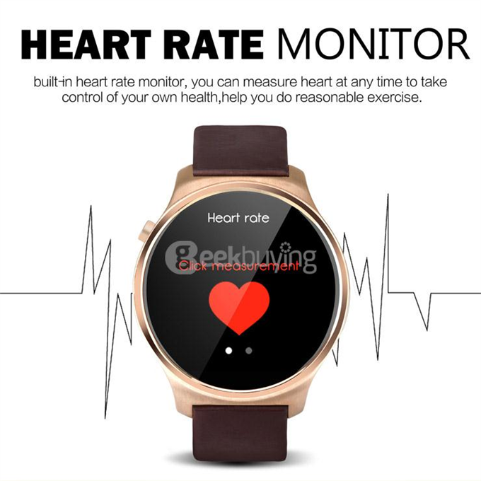 Oukitel A29 MT2502C Smart Watch Phone 1.22inch Sapphire Screen Capacitive Touch SIM Bluetooth 4.0 IP53 Waterproof - Gold