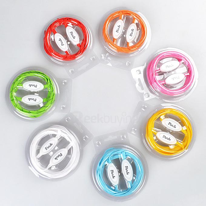 LED Light Shoelace Nylon Laces for Skate Outdoors Large Festive Party - Orange