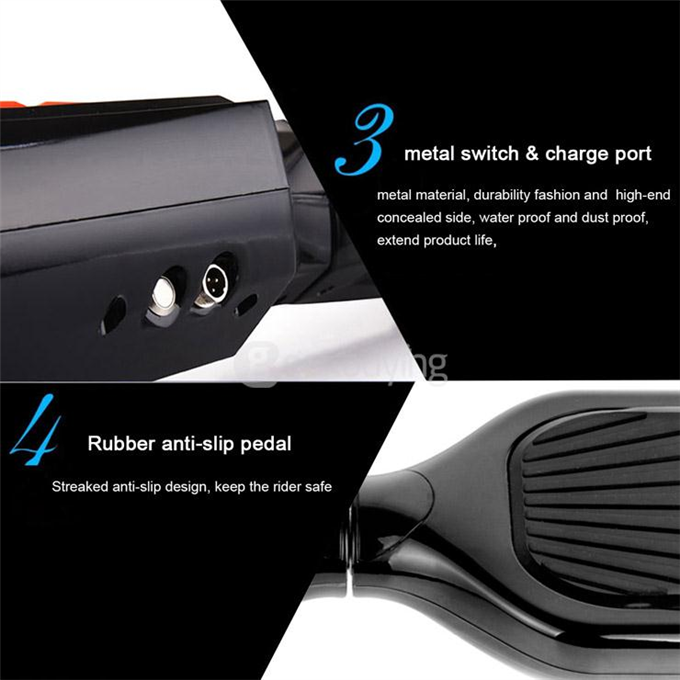 4440mah AOSDER Q3 Self-balancing Scooter Electric Scooter Dual Wheels Drifting Board -  Blue