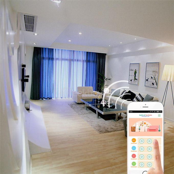 Semlamp SL-101 E27 5W iOS Android APP Control LED Lamp 3 Mode LED Light Bulb - Cool White