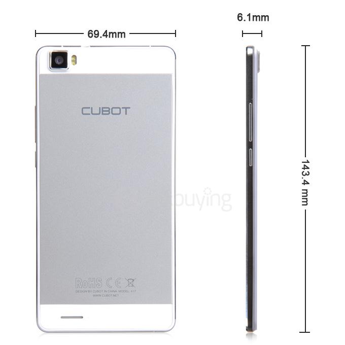 [HK Stock]CUBOT X17 5.0inch FHD 4G FDD-LTE Android 5.1 3GB 16GB Smartphone 64bit MTK6735A Quad Core 16.0MP OTG HotKnot - White