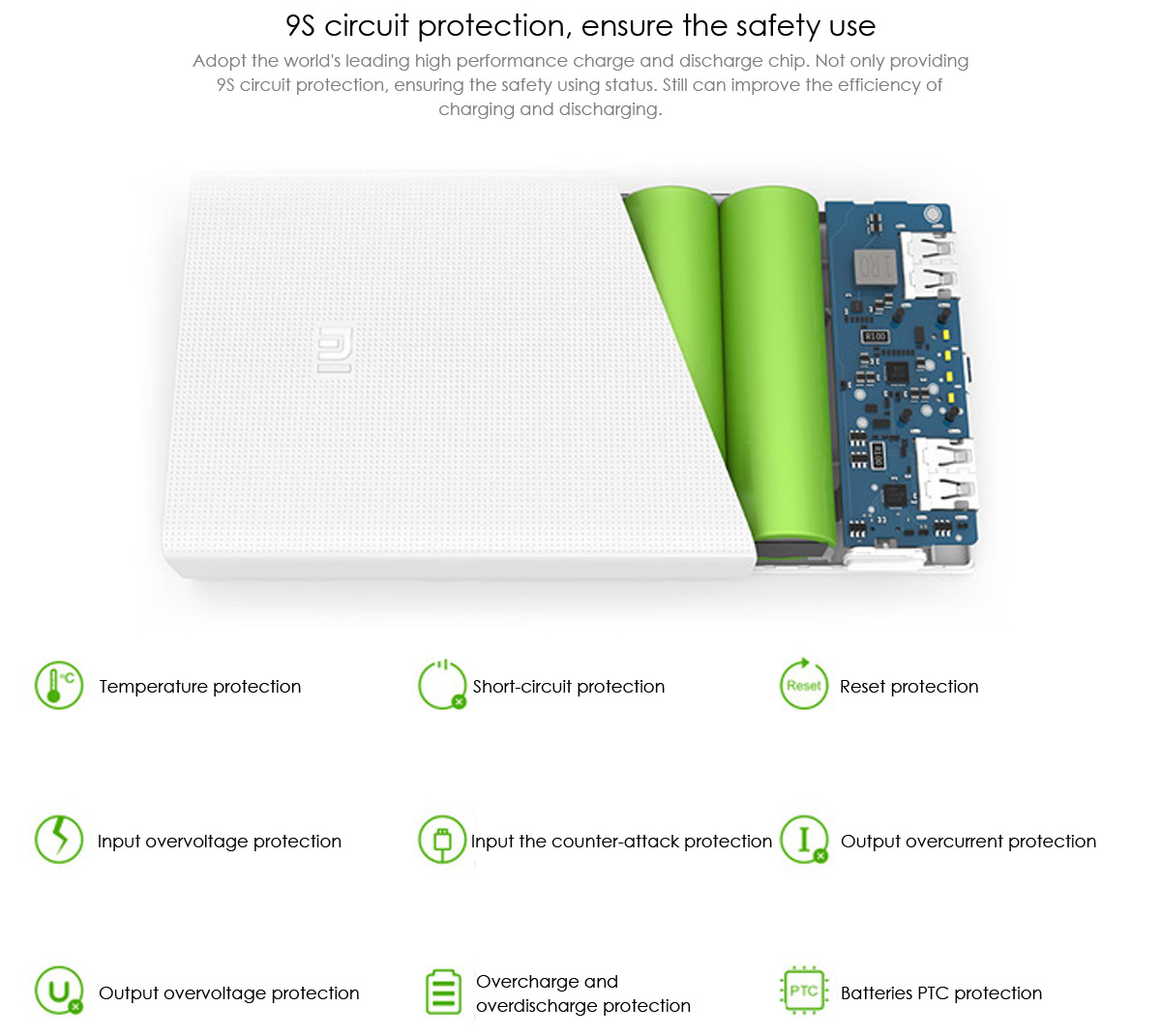 Original XIAOMI Quick Charge 2.0 20000mAh Power Bank Dual USB External Battery for XIAOMI Apple MacBook Samsung HTC Google Blackberry