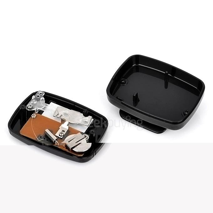 Black Step Pedometer Walking Distance Counter