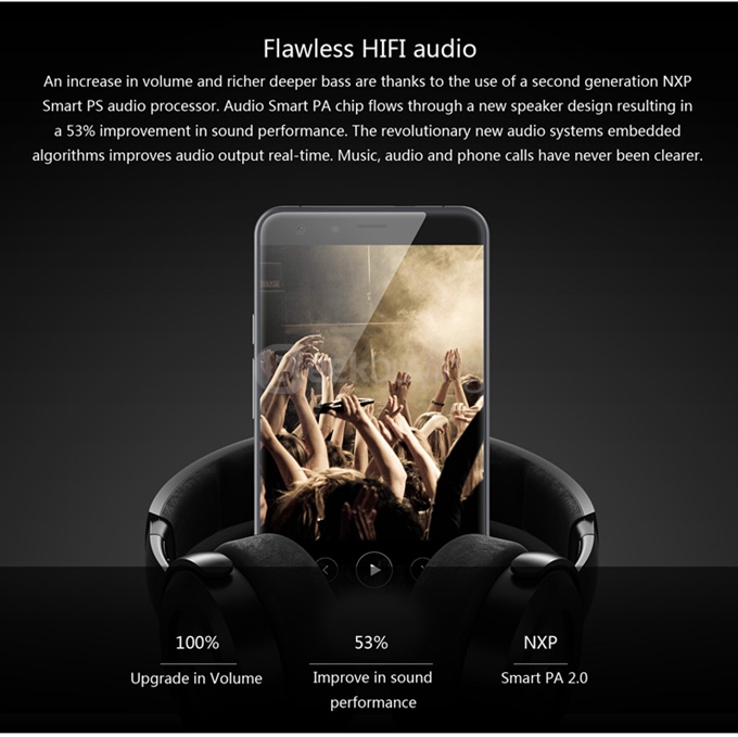 Ulefone Be Touch 3 5.5inch FHD 4G LTE Smartphone Android 5.1 3GB 16GB 64bit MTK6753 Octa Core 1.3GHz 13.0MP - Metal Grey