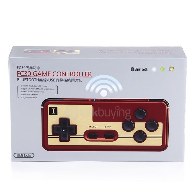 8BITDO FC30 Anniversary Wireless Game Controller Gamepad Set for iOS Android Windows Mac - Red