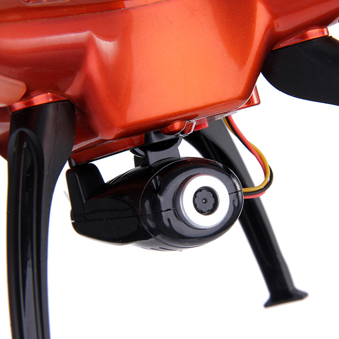 Syma X5SW Explorers 2 Wifi Headless Mod FPV RC Quadcopter 0.3MP Camera 2.4GHz 6-axis 360 Degree Eversion RTF - Red