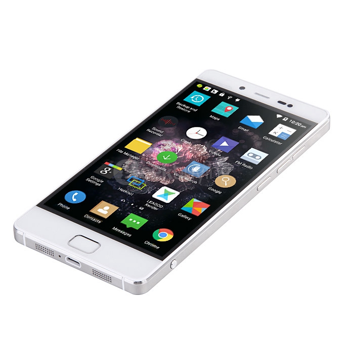 [HK Stock] Leagoo Elite 1 4G LTE 5.0inch FHD Android 5.1 3GB 32GB Smartphone 64bit MT6753 Octa Core 16MP Touch ID Gorilla 3 -White