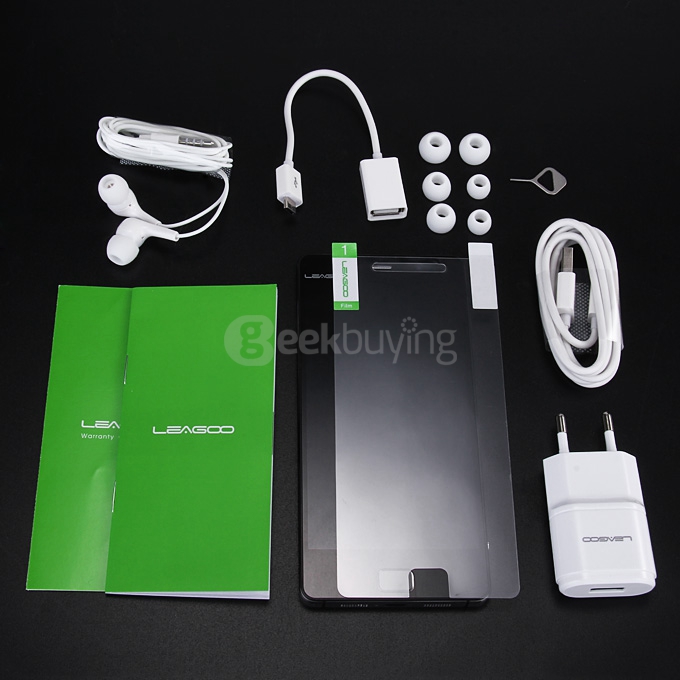 [HK Stock] Leagoo Elite 1 4G LTE 5.0inch FHD Android 5.1 3GB 32GB Smartphone 64bit MT6753 Octa Core 16MP Touch ID Gorilla 3 -Black