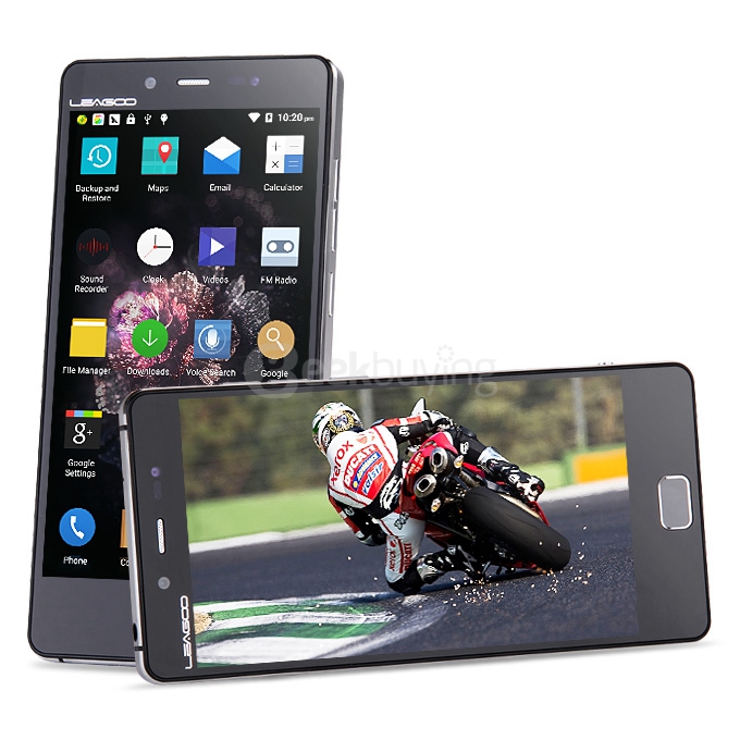 [HK Stock] Leagoo Elite 1 4G LTE 5.0inch FHD Android 5.1 3GB 32GB Smartphone 64bit MT6753 Octa Core 16MP Touch ID Gorilla 3 -Black