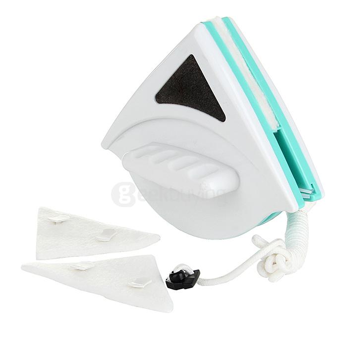 Fonoran Modle B Double Faced Glass Cleaner - White + Green