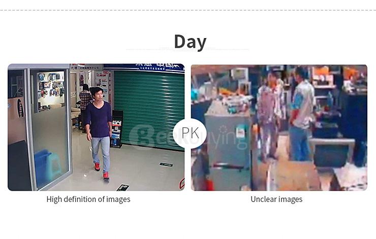 ESCAM QF001 WiFi 720P Smart Wireless Webcam Security Camera - White