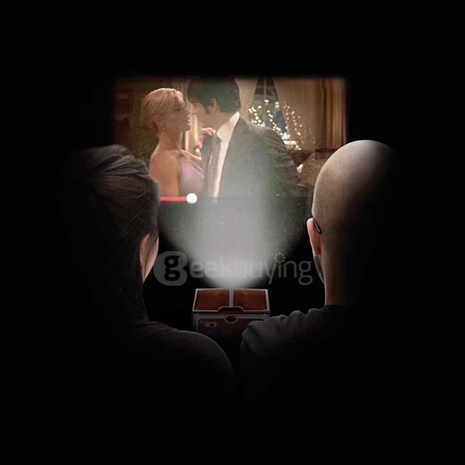 Fantasy Cinema Cardboard Smartphone Projector Mobile Phone Projector