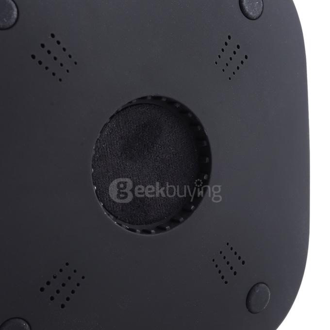 QI Standard 360 Degrees Rotary Wireless Car Charger for Samsung S6 - Black