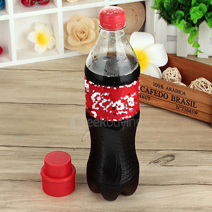 Coke Sprite Beverage Bottle Stopper Fresh Sealing Plug - Red