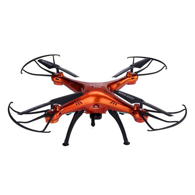 Syma X5SW Explorers 2 Wifi Headless Mod FPV RC Quadcopter 0.3MP Camera 2.4GHz 6-axis 360 Degree Eversion RTF - Red