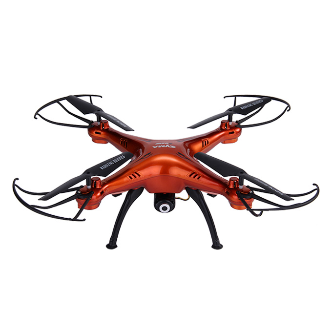 Syma X5SW Explorers 2 Wifi Headless Mod FPV RC Quadcopter 0.3MP Camera 2.4GHz 6-axis 360 Degree Eversion RTF - Red