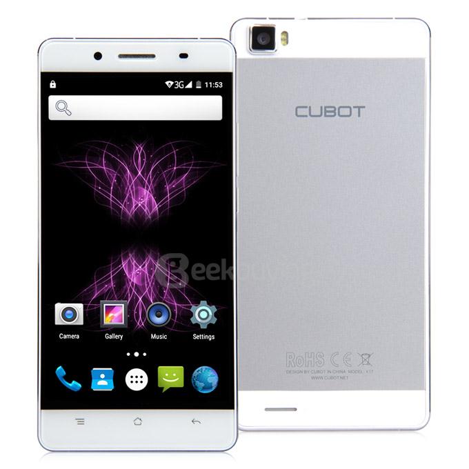 [HK Stock]CUBOT X17 5.0inch FHD 4G FDD-LTE Android 5.1 3GB 16GB Smartphone 64bit MTK6735A Quad Core 16.0MP OTG HotKnot - White