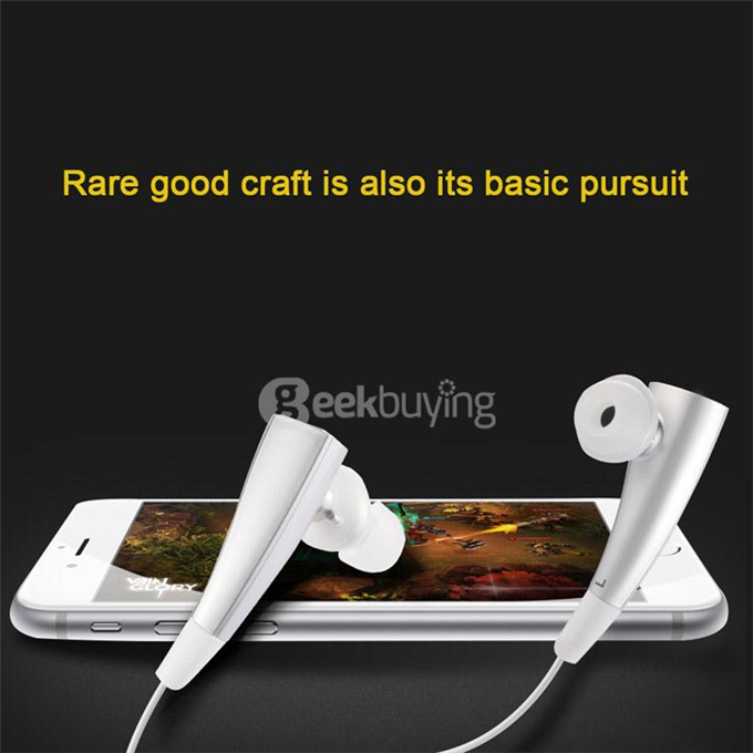 Dacom Magnetic Wireless Bluetooth Sports Stereo Earphones BT4.1 Sweatproof Headphones Handsfree with Mic - Silver+White