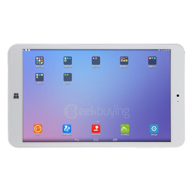 ONDA V820W 8 Inch Dual OS Windows10 & Android4.4 2GB/32GB Tablet PC Intel Z3735F Quad Core 1.83GHz IPS 1280*800 HDMI Bluetooth - White
