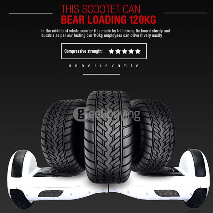 4440mah AOSDER Q3 Self-balancing Scooter Electric Scooter Dual Wheels Drifting Board - Black