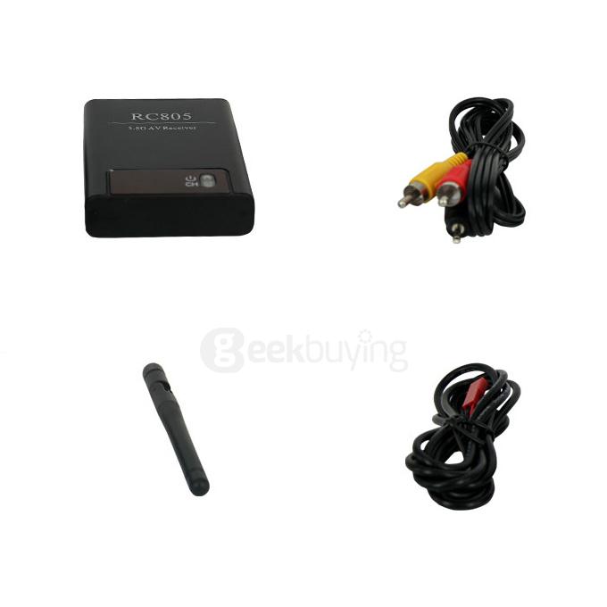 Boscam FPV 5.8G 8CH AV Wireless Receiver RC805