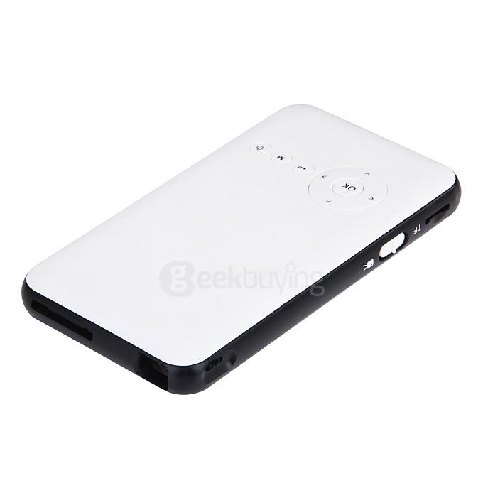 D02 Android 4.4 RK3128 LED Projector Mini Pocket Projector 2.4G/5G WiFi HDMI USB Home Theater