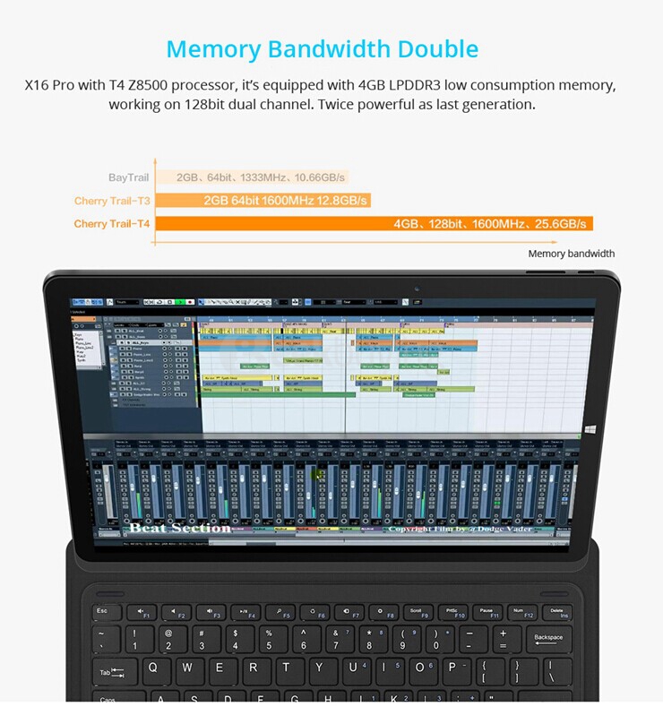 [Bundle] Teclast X16 Pro Dual OS Windows10 & Android5.1 4GB/64GB 11.6