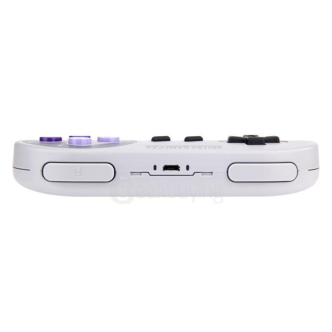 8BITDO SNES30 Bluetooth Wireless Controller Gamepad for iOS Android Windows Mac - Grey