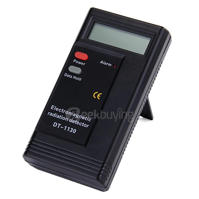 Electromagnetic Radiation Detector Dosimeter Professional Tester - Black