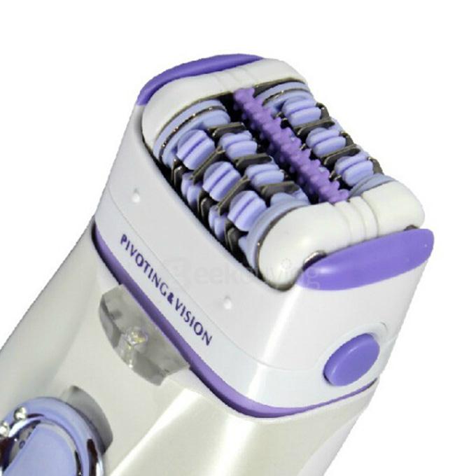 KM-2666 3in1 Rechargeable Cordless Electric Callus Remover Hair Epilator Lady Shaver Kit