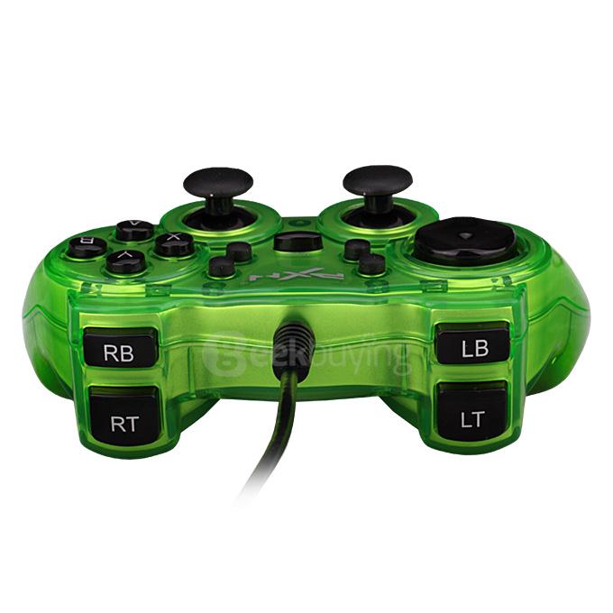 PXN XMAN 3 PXN 8103 Wired Vibration Gamepad Game Controller - Green