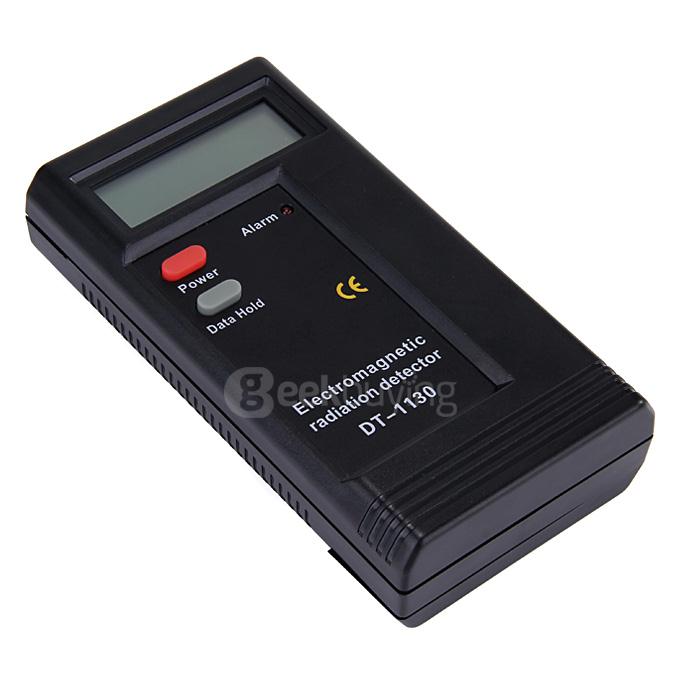 Electromagnetic Radiation Detector Dosimeter Professional Tester - Black